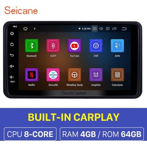 Seicane Android 10.0 7 Inch 8-core RAM 4GB Car Stereo Radio Head Unit GPS Navi Player for 2006-2009 2010 2011 2012 Suzuki Jimny