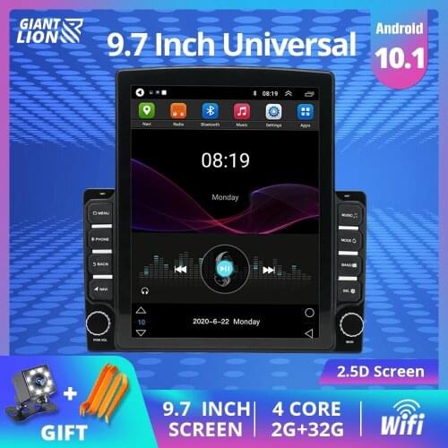 9.7 Inch 2din Android 10.1 Car Radio For Universal 2GB +32GB Car DVD Player GPS RDS Radio Wifi 2Din For Universal Autoradio