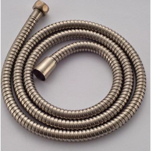 59" (150CM) Brushed Nickel Bath Fitting hand shower Hose 1/2" Connection Bathroom Accessory aba023