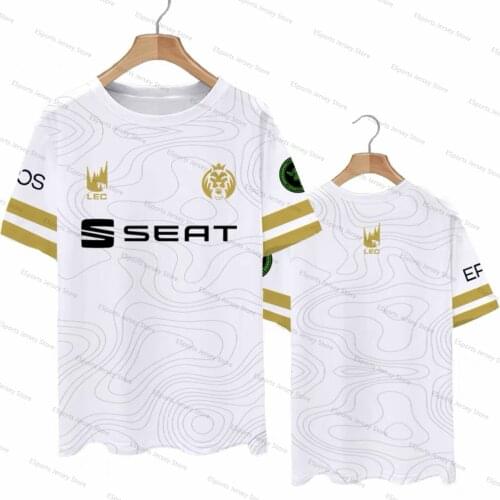 Spain MAD Gaming Team Uniform LOL S11 League of Legends Team Uniform MAD Jersey 2021 MAD LIONS LEC JERSEYMAD LIONS Jersey Tees