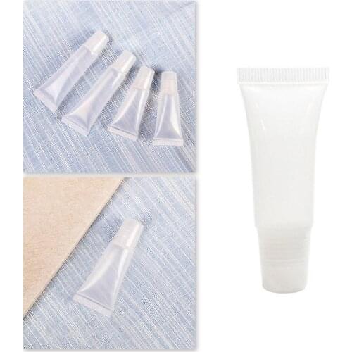 5/10g Cosmetic Tube Smooth Plastic Oblique Mouth Screw Tube Gloss Tool Cap Lip Travel Makeup S1K1