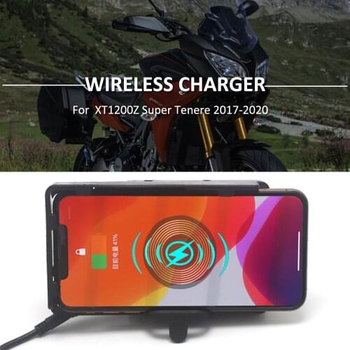Mobile Phone wireless Navigation Bracket GPS USB Phone Wireless Charging For YAMAHA XT1200Z Super Tenere 2017-2020