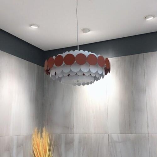 Nordic hanging ceiling lamps hanging lamp iron bedroom living room Home Decoration E27 Light Fixture luminaire suspendu