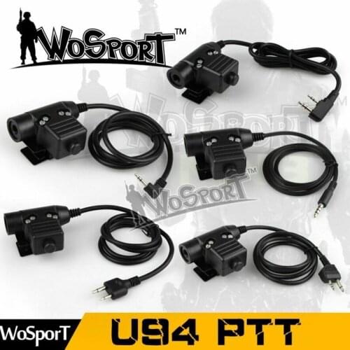 New Tactical CS U94 PTT Plug for Z-Tactical Bowman Elite II Military Headset PTT