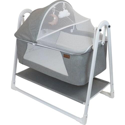 Plus Portable Rocking Cradle Mother Side Naturally Painted Fast Delivery