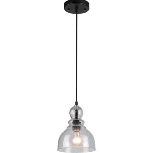 Industrial LED Pendant Lights Hotel Restaurant Light Fixture Simple Indoor Lighting Bedroom Hanging Lamp Home Decor Glass Lights