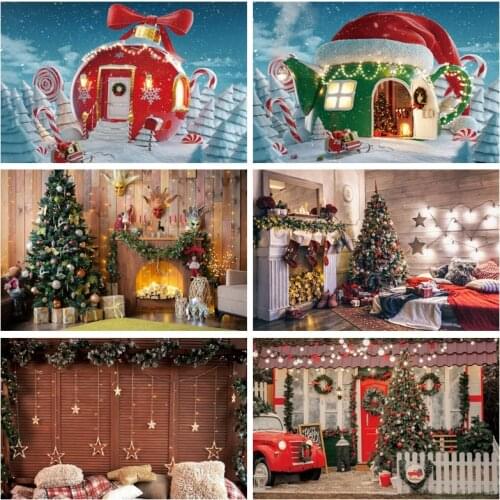 Yeele Christmas Backdrop Photocall Red Teapot Candy Baby Shower Party Decor Photography Background For Photo Studio Photographic