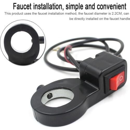 Waterproof Universal Motorcycle ATV SUV Headlight On Off Button Fog Spot 12V Control Switch 22mm Handlebar Mount Switch Supply
