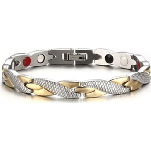 4 Colors Weight Loss Energy Magnets Jewelry Slimming Bangle Bracelets Twisted Magnetic Therapy Bracelet Healthcare