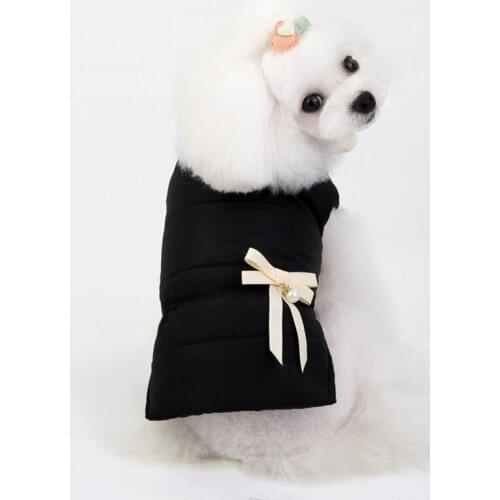 Winter Dog Clothes Thicken Fleece Collar Dog Coat For Small Dog Warm Windproof Pet Cotton Padded Coat Puppy Jacket #2