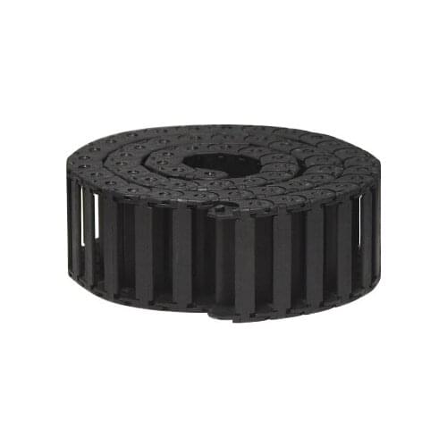 1pcs bridge type can open plastic 15mmx50mm drag chain with end connectors length 1000mm engraving machine cable for CNC router