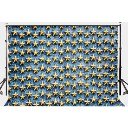 150x220cm 3D Pointed Yellow Stars Backdrop