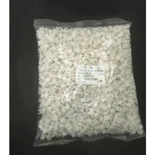 2000pcs/Lot XH2.54 Straight Pin Header 2p 3p 4pin 2.54mm Pitch JST Wire Connectors Adaptor XH 2.54mm Spacing Connector