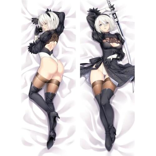 2017-August update Anime Game Dakimakura NieR:Automata YoRHa 2B Dakimakura pillow cover case hugging Body pillowcase Covers
