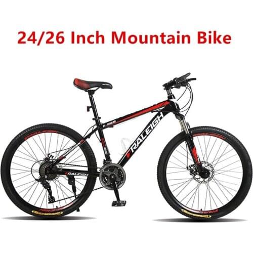 MTB Mountain Bike 27 30 Speeds Front Rear Disc Brake Shock Absorption Fork Bicycle Bold Frame Bearing Hubs Bottom Shaft