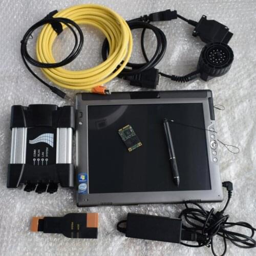 For bmw icom next ssd 480gb with laptop le1700 ( cpu L7400 4g) software expert diagnosis 3 years warranty