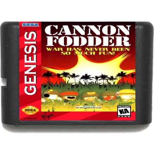 Cannon Fooder 16 bit SEGA MD Game Card For Sega Mega Drive For Genesis