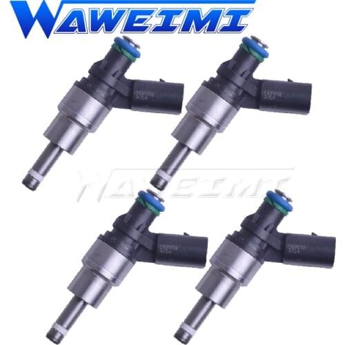 WAWEIMI 4 Pieces Fuel Injector OEM 06C906036F For A4 S4 A5 S5 A6 S6 A7 A8 S8 Q7 3.0 High Quality
