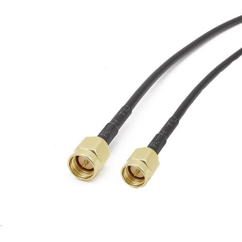 RG174 SMA Coaxial Cable SMA Male to SMA Male Plug Coax Adapter WiFi FPV Antenna RF Wire SMA RG174 Jumper Cable 3/5/9/12/15M