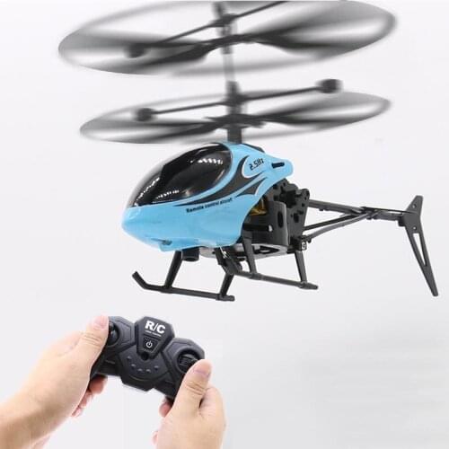 Remote Eletric Flying Helicopter Flashing Lights Hand Controlled Aircraft Outdoor Toys for Children Gifts YH-17