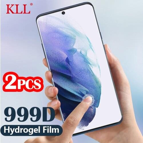 2Pcs 999D Matte Frosted Hydrogel Film Screen Protector For Samsung Galaxy S21 Plus Protective Film Samsung S21 Ultra no glass