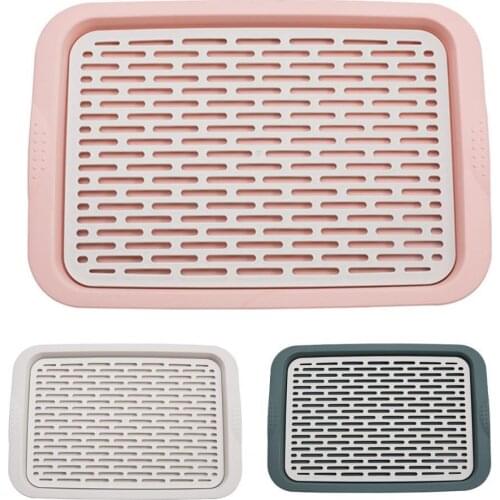 Reusable Double-layer Drain Board Detachable Plastic Draining Glass Cup Holder Tray Kitchen Restaurant Utensil Food Storage Tray