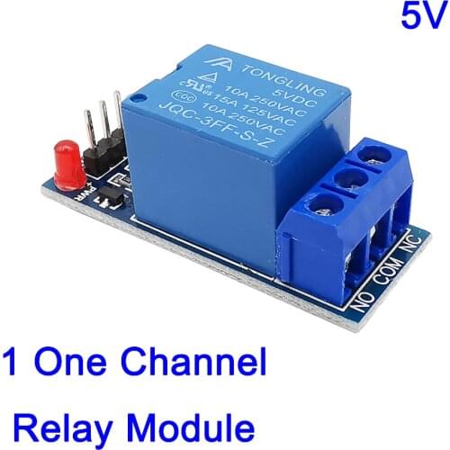 5Pcs/Lot 5V 1 Channel Relay Module DC 5V Low Level Trigger Control Shield Module for Arduino SCM Household Appliance Control