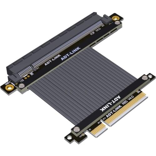 PCIE 4.0 X8 To X16 Extension Cable PCI-e 8x 16x Adapter Riser for Server 4.0 Graphics Card GTX3080ti RX5700xt Pcie4.0 Gen 4