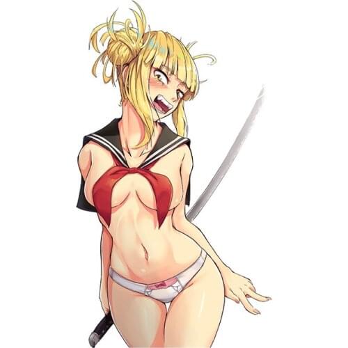 Sexy Girl Boku Vinyl Car Decal Personality Sunscreen Laptop Motorcycle Sticker Decoration