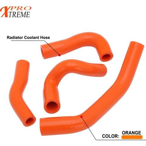 Silicone Radiator Coolant Heater Hose Pipe Tube Fit For KTM 390 LC4 DUKE RC 390 RC390 2015 2016