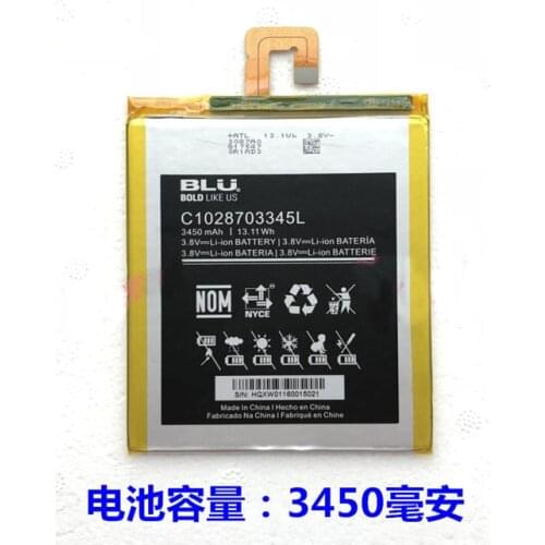 3.8V 3450mAh 13.11Wh Replacement battery C1028703345L for BLU Studio 7.0 II, U48OU, S490U