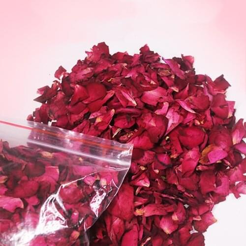 250g 500g DIY Dried Rose Petals Wedding Banquet Pure Natural Plants Home Decoration Beauty Bath Bathing Dried Petals