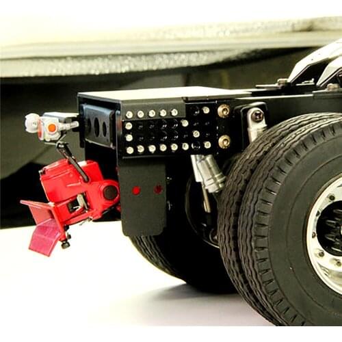 Heavy Duty Tractor Rear Beam for 1/14 Tamiya Scania Volvo Benz RC Truck Trainer Upgrade Parts Accessories