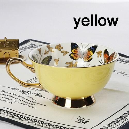 Top Grade Nordic Bone China Coffee Cup Creative European Tea Cup Set And Saucer Home Party Afternoon Tea Teacup Porcelain Nice G