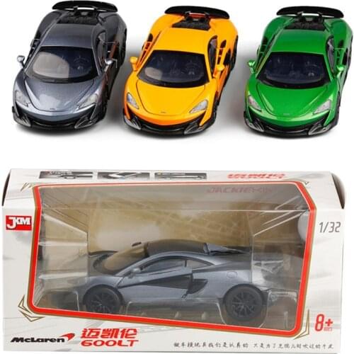 1/32 JACKIEKIM For MCLAREN 600LT 600 LT Supercar Jackiekim Diecast Model Car Toys Kids Gifts Gray/Orange/Green Metal,Plastic