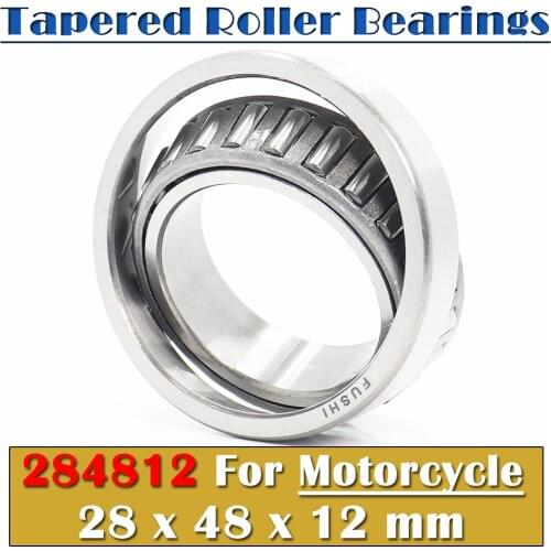 28*48*12 mm 1PC Steering Head Bearing 284812 Tapered Roller Motorcycle Bearings