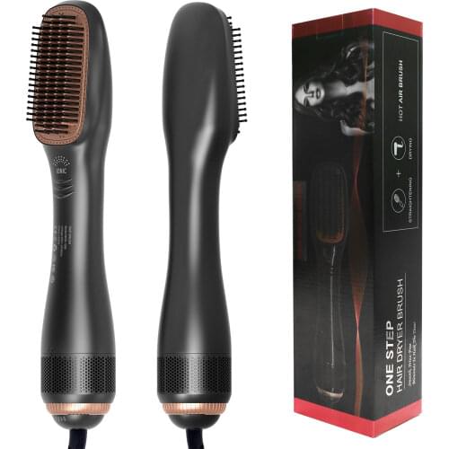 LESCOLTON 3 In 1 Hot-Air Brushes 1200W Powerful Ceramic Tourmaline Ionic Hair Dryer Brush Hair Straightener for All Hair Types