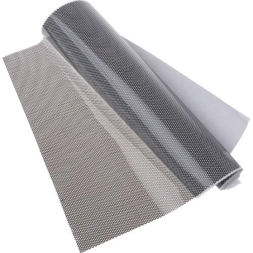 30x106cm Tinting Perforated Mesh Film Fly-Eye MOT Legal Tint Car Front Rear Headlight Light Bulb