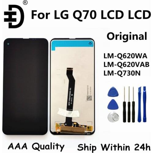 6.4" Original New For LG Q70 LCD Display Touch Screen LM-Q620WA LM-Q620VAB LM-Q730N LCD Screen Replacement For LG Q70 Display