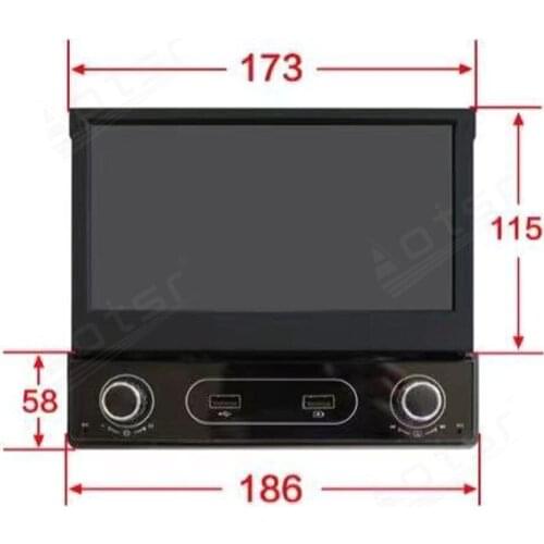 7” IPS Screen 1 DIN 1DIN Radio MP5 Car CD DVD Multimedia Player For Universal GPS Navigation Head Unit Auto Audio Stereo Carplay