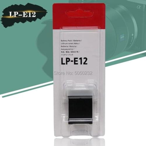 7.2v 875mAh LP-E12 LP E12 LPE12 Camera Battery For Canon EOS100D M M2 M10 M50 M100 EOS Kiss X7 Rebel SL1
