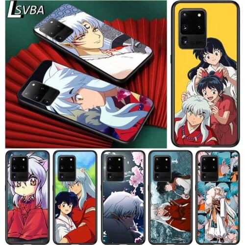 Anime Inuyasha for Samsung S20 FE Ultra Plus A91 A81 A71 A51 A41 A31 A21 A11 A72 A52 A12 Soft Black Phone Case