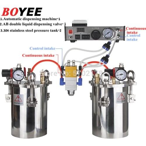30AB Double-liquid AB glue automatic dispensing machine 1: 1 filling machine crystal glue doming dispensing machine
