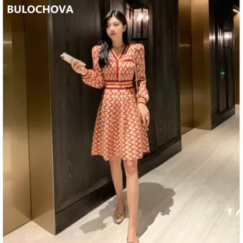 Fashionable Knitted Dresses BULOCHOVA China