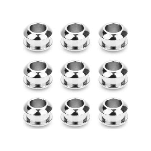 10pcs/lot 9X7mm big hole Metal Alloy Spacer Beads Hole Beads Flat Beads Buddha Beads For DIY bracelet Jewelry Making