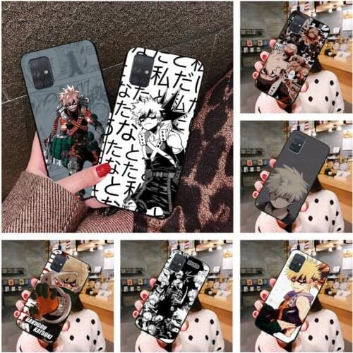 MY Boku no Hero Academia Bakugou Katsuki Phone Case For Samsung Galaxy A52 A21S A02S A12 A31 A81 A10 A40 A50 A70 A80 A71 A51 5G