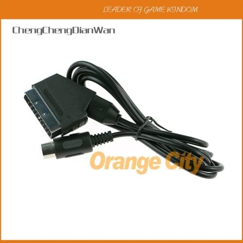 ChengChengDianWan PAL version RGB Scart Cable for Sega Genesis 1 Mega Drive MD1 V-pin Console