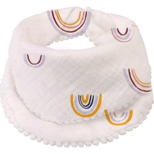 Baby Feeding Bibs Newborn Burp Cloth Bandana Gifts Soft Gauze Saliva Towel Toddler Scarf