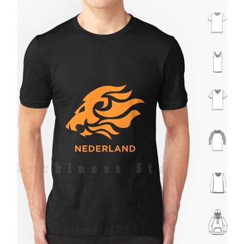 Nederland Lion T Shirt Men cotton Cotton S - 6xl Nederland Netherlands Dutch Holland Lion States Hup Holland Hup Orange