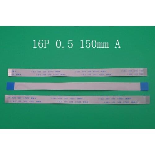 1pcs/lot FFC FPC flat flexible cable 0.5mm pitch 16pin 16 PIN Forward Length 150mm width 8.5mm Ribbon Flex Cable type A